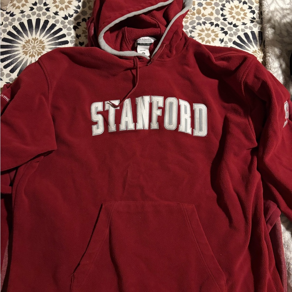 Stanford Red Men's Fleece Hoodie Sweater